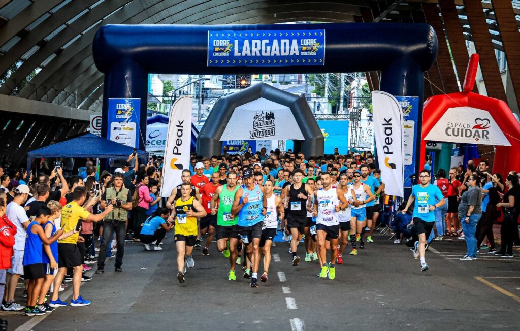 Corre e Caminhada CDL Concórdia reúne 400 atletas e mais de 50 crianças