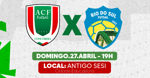 ACF Futsal enfrenta Rio do Sul neste domingo em Concórdia