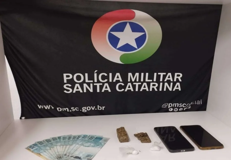 Polícia Militar apreende drogas no interior de Concórdia