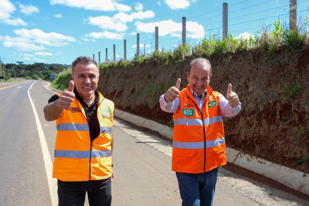 Estrada Boa: Estado entrega revitalização das SCs-150 e 390 no Meio Oeste