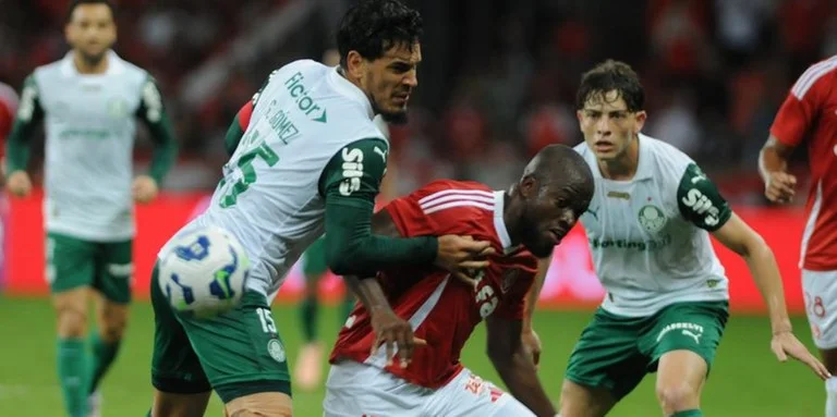 Em casa, Inter perde para o Palmeiras por 1 a 0 pelo Brasileirão