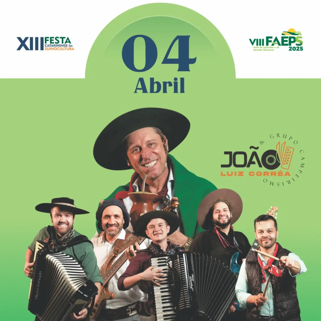 Faeps inicia hoje com show de João Luiz Corrêa no CTG Seara e Pampa