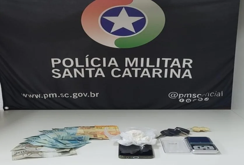Homem é preso por tráfico de drogas em Concórdia