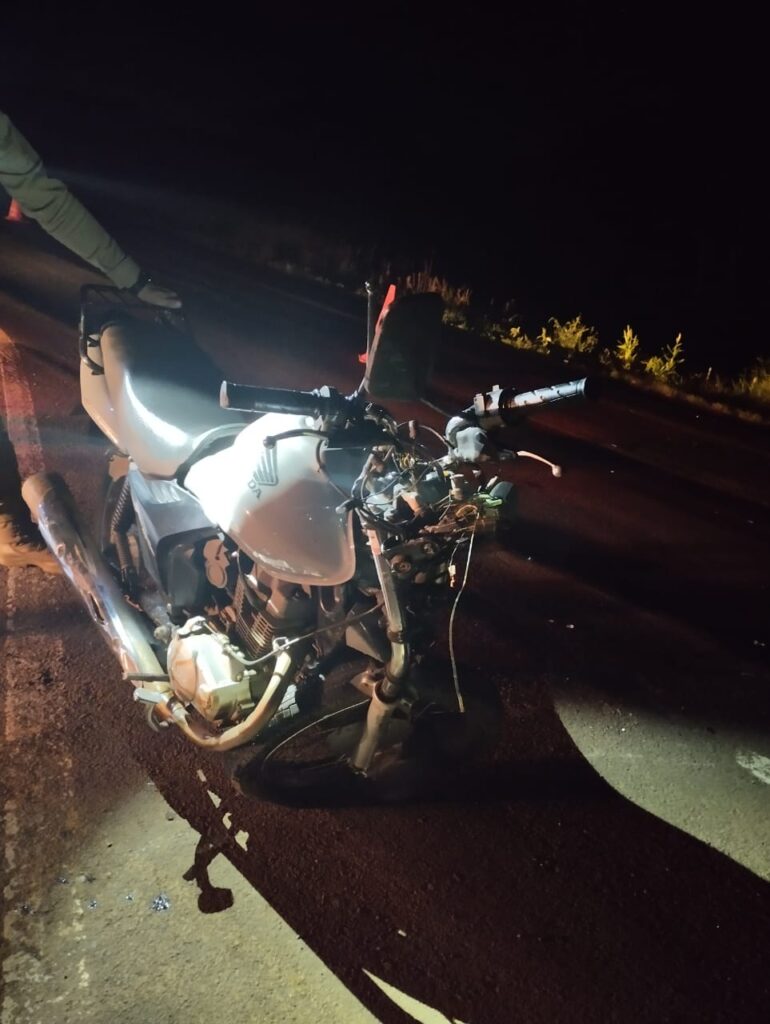 Grave acidente entre carro e moto mobiliza Bombeiros e SAMU em Concórdia