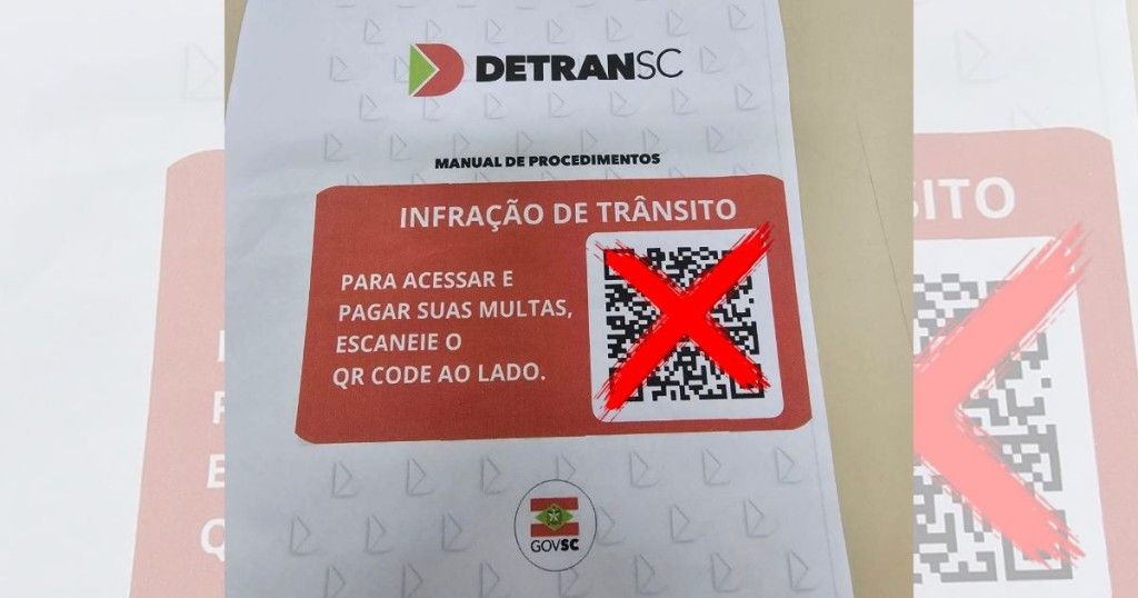 Detran-SC alerta sobre golpe de multas falsas deixadas em veículos