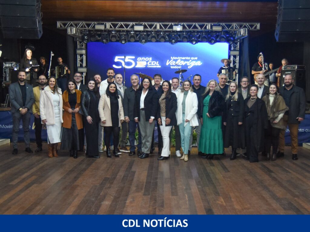 CDL Concórdia celebra 55 anos com festa marcada por homenagens e emoção