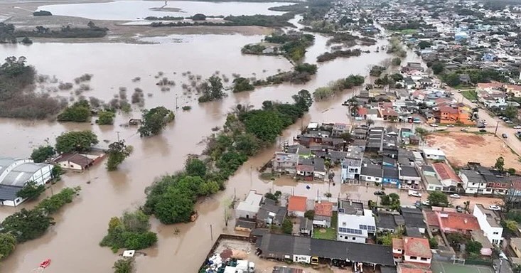 Chuva provoca estragos em 46 cidades do RS