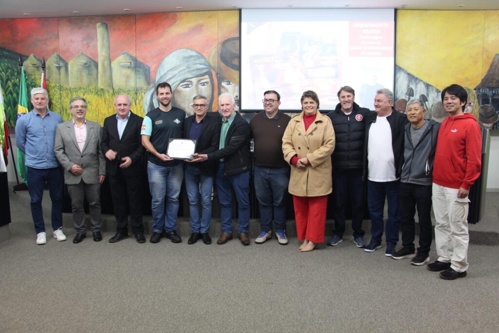 Vereadores prestam homenagem aos 40 anos do Clube Concordiense de Xadrez