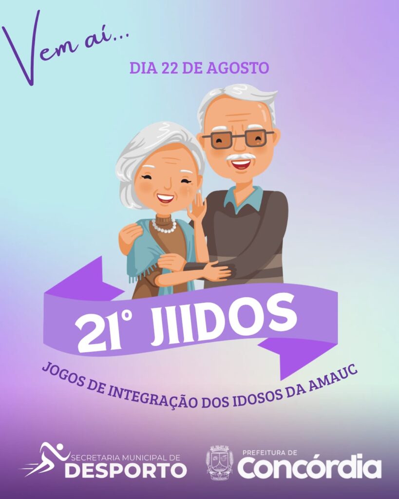 Concórdia sedia 21ª edição dos Jogos de Integração dos Idosos da AMAUC