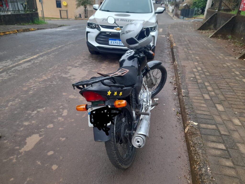 Motocicleta com 24 mil reais em débitos é apreendida em Seara