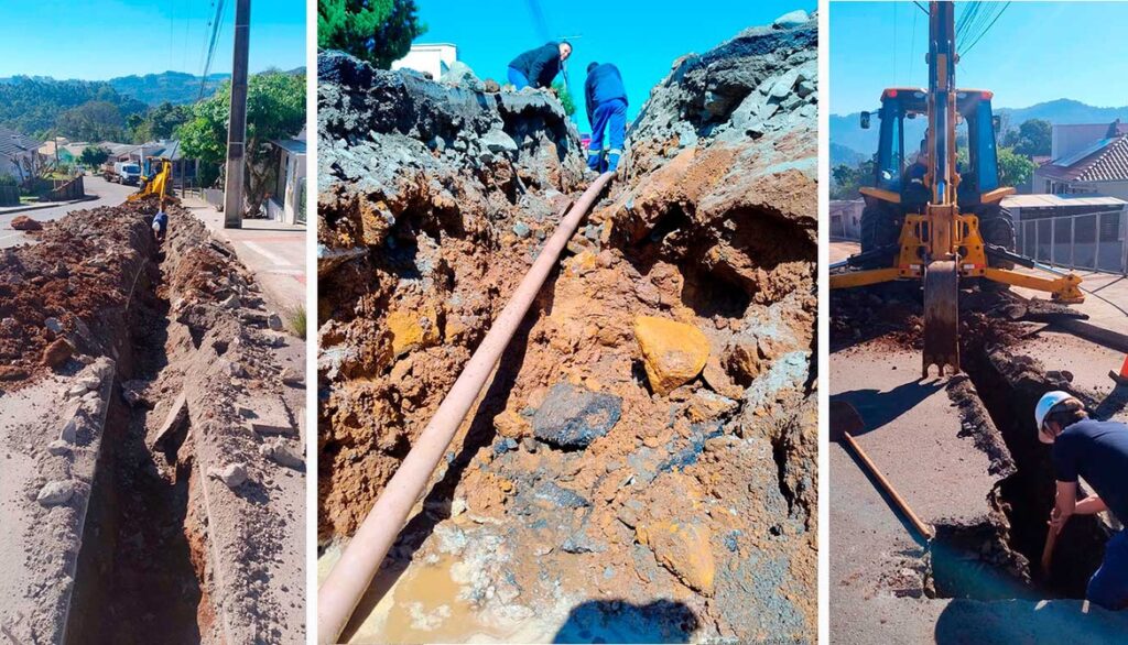 Nova rede de água é implantada no bairro Cinquentenário