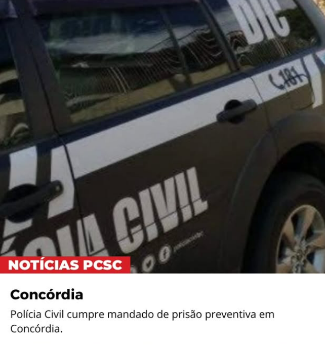 Homem de 30 anos é preso em Concórdia por extorsão e tentativa de homicídio