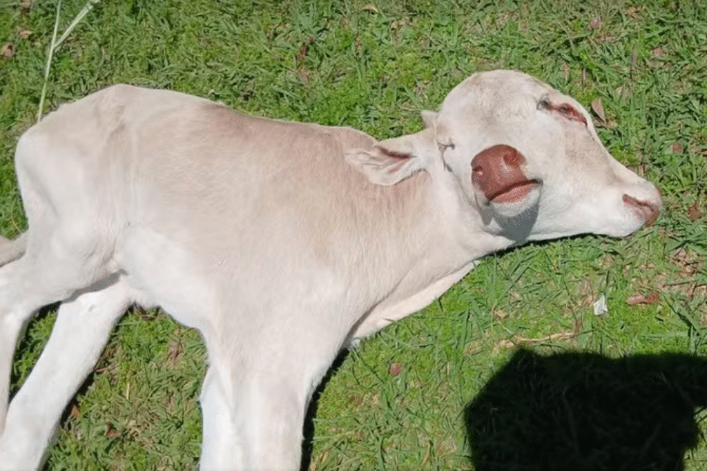 Caso raro: animal com duplicação facial morre no Oeste de SC