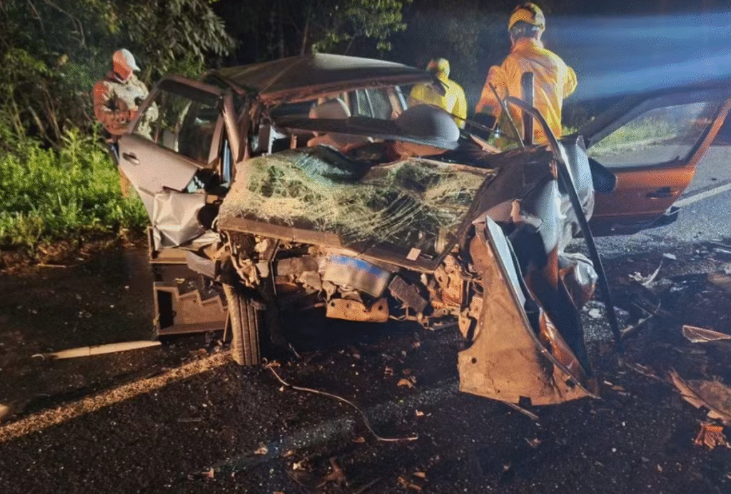 Motorista morre em batida frontal na SC-453 em Luzerna