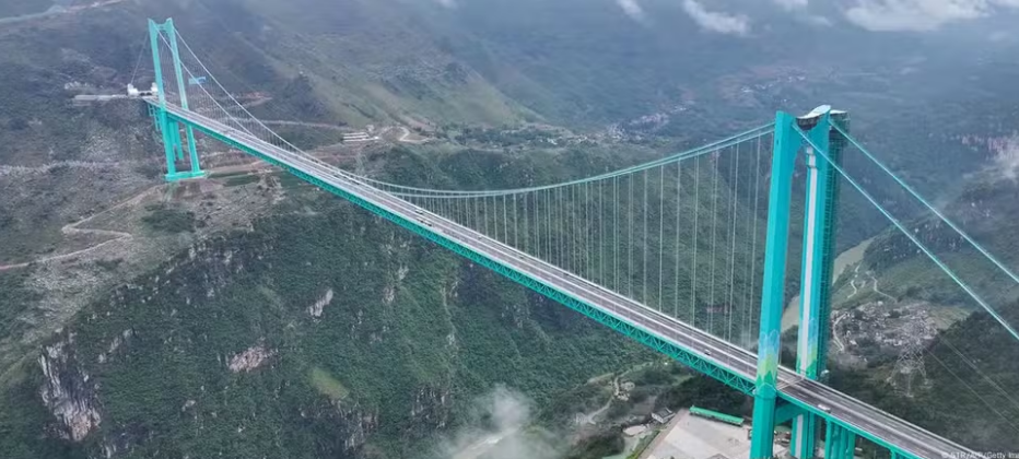 Na China: Ponte mais alta do mundo é inagurada neste domingo