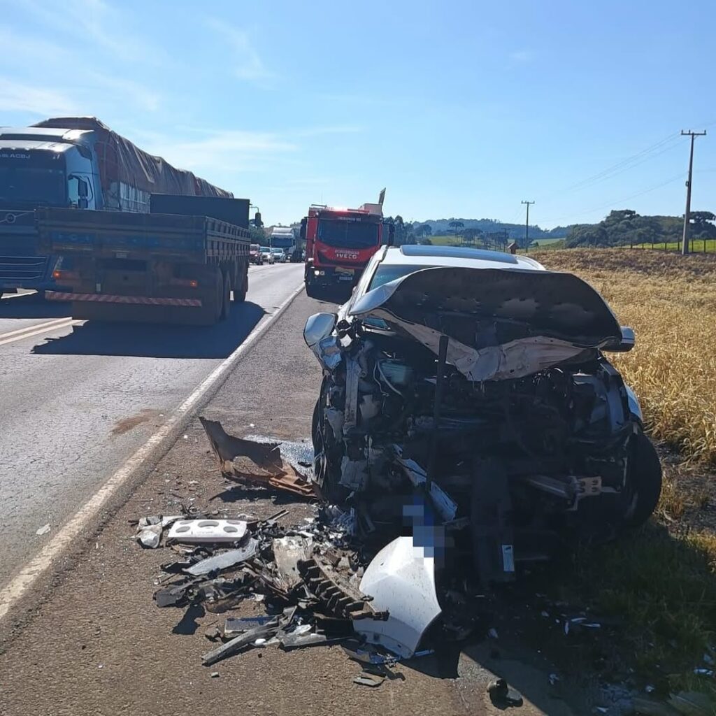 Morador de Presidente Castello Branco morre em acidente na BR-470