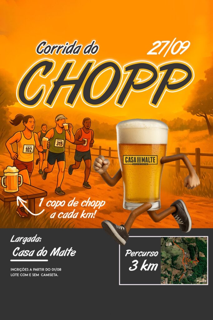 Corrida do Chopp une esporte, diversão e muita confraternização