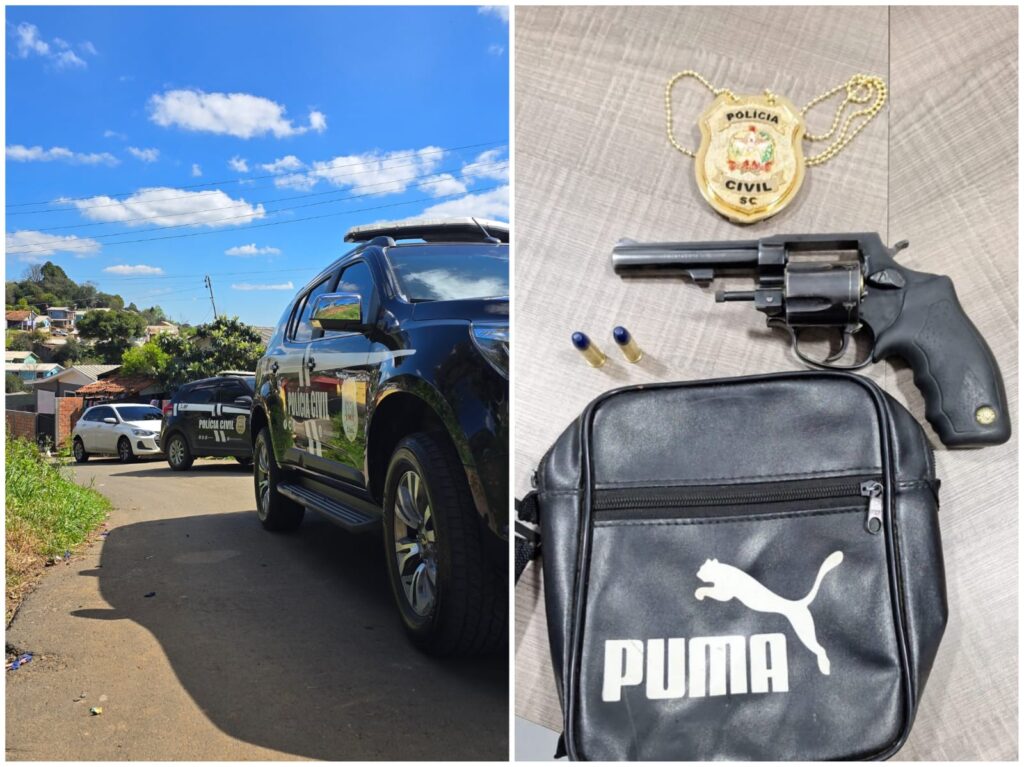Menina de 17 anos é apreendida por porte ilegal de arma em Curitibanos