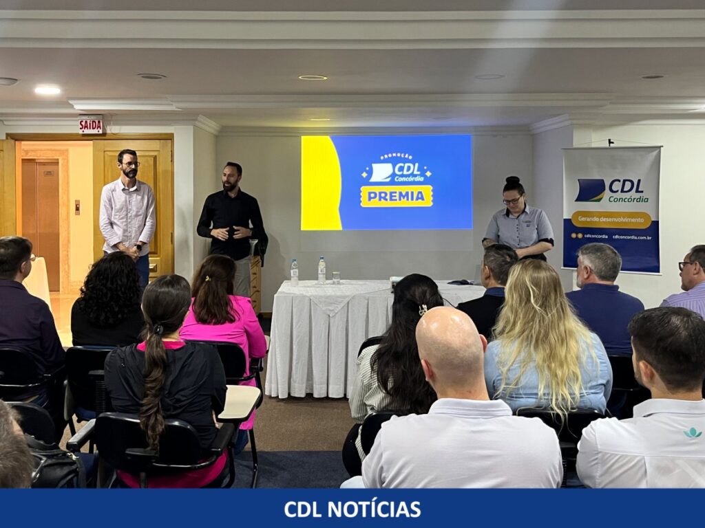CDL Concórdia Premia terá R$ 50 mil em prêmios