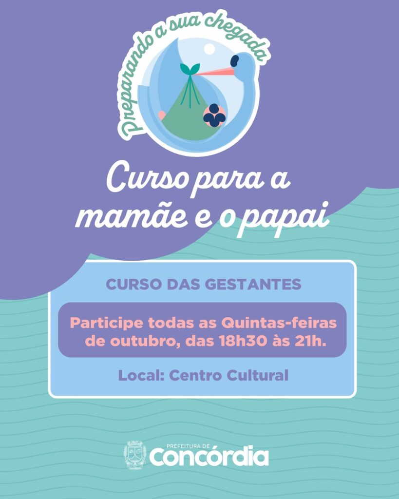 Abertas as inscrições do curso gratuito para gestantes “Preparando a sua Chegada”