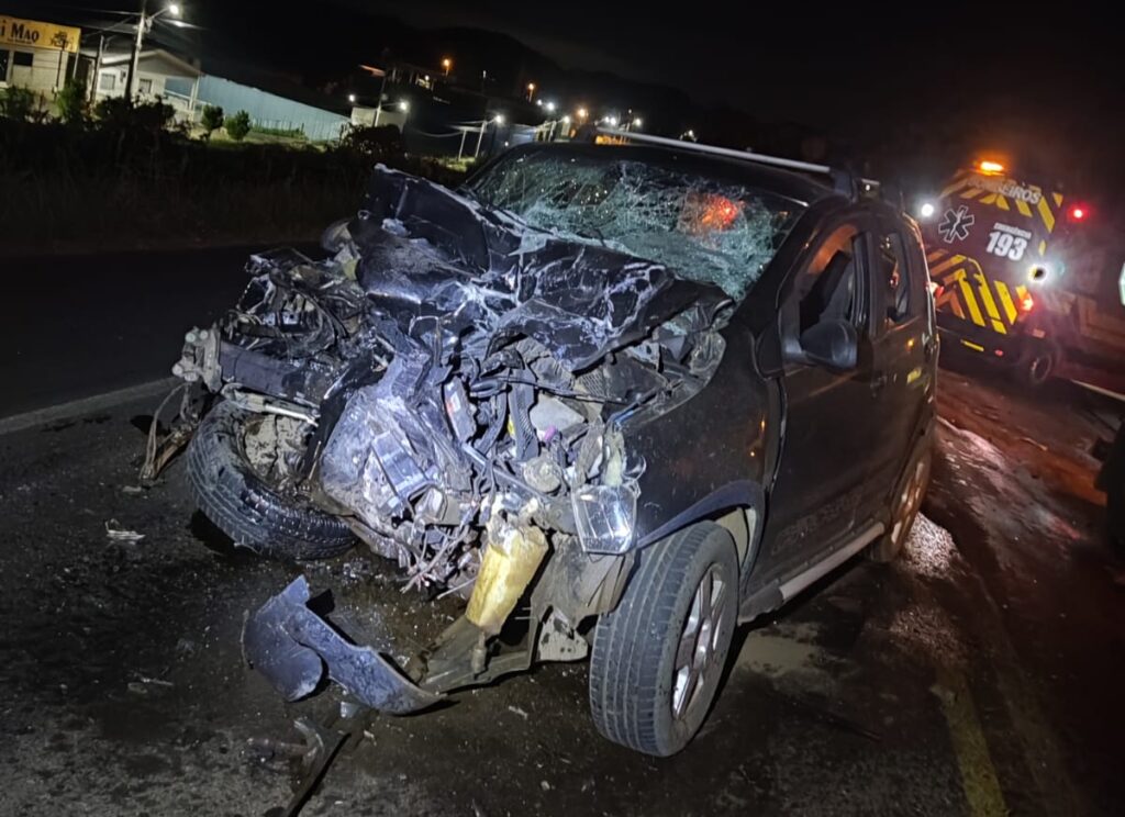 Homem morre após colisão frontal na BR-282 em Catanduvas