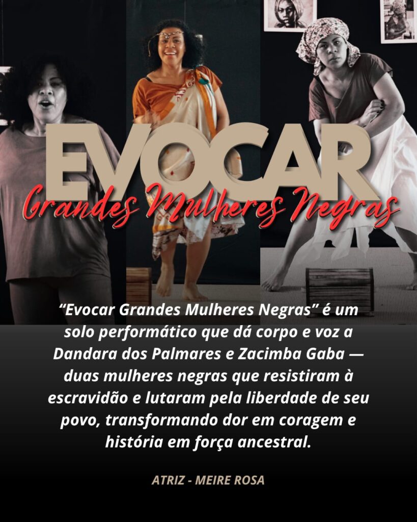 Espetáculo catarinense dá voz à ancestralidade negra e celebra a força feminina no mês da Consciência Negra