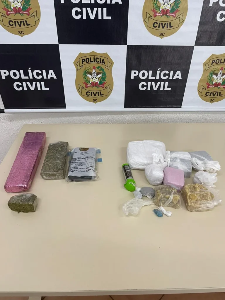 Polícia Civil deflagra operação e apreende drogas; casal é preso em flagrante