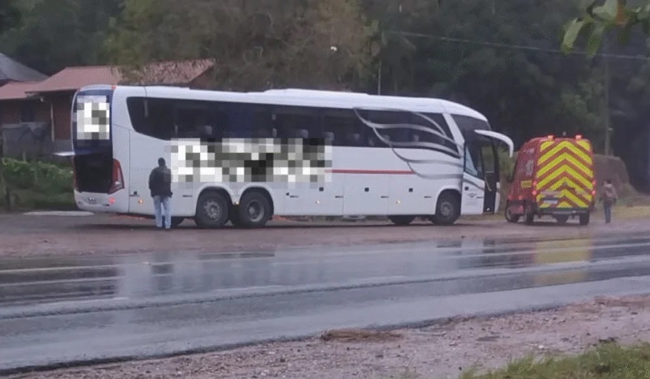 Bebê de Concórdia morre após mal súbito em viagem de ônibus na BR-470