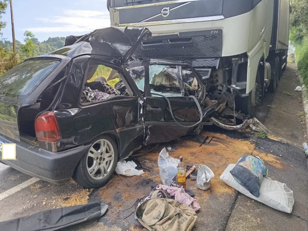 Colisão frontal na SC-135 em Fraiburgo deixa um morto na madrugada desta terça-feira
