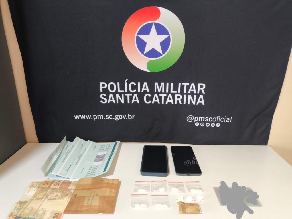 Homem é preso por tráfico de drogas durante ação da PM em Irani