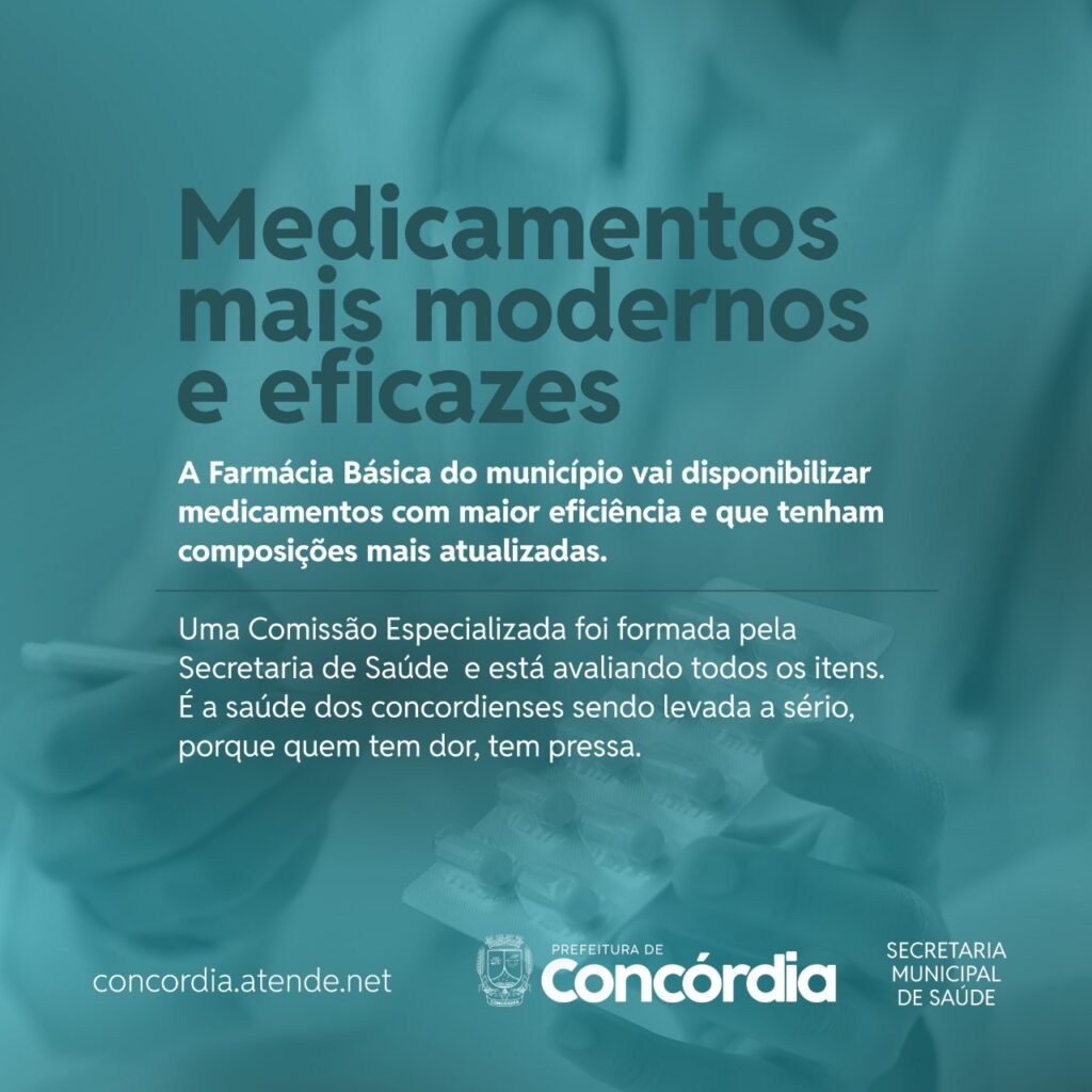 Modernização da lista de medicamentos fornecidos na Farmácia Básica