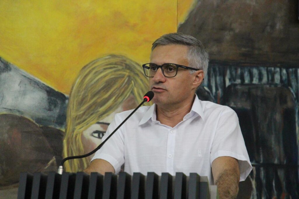 Vereador Evandro Pegoraro defende implantação de rótula no acesso aos bairros Gruta e Poente do Sol na SC-283