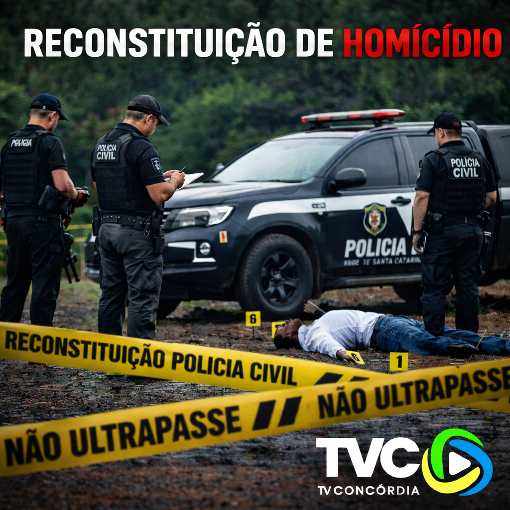 Polícia Civil e Científica realizam hoje reconstituição de homicídio em Piratuba