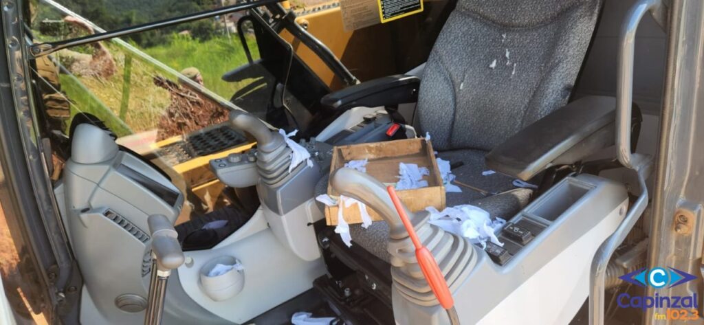 Máquina da prefeitura de Ipira é alvo de vandalismo; caso é investigado pelas autoridades