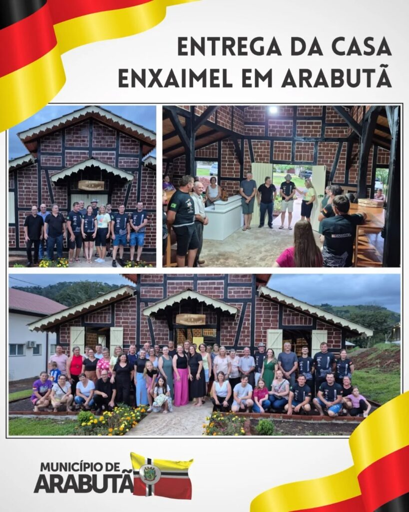 Arabutã entrega Casa Enxaimel e reforça preservação cultural