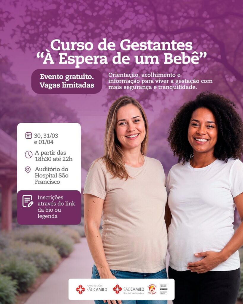 HSF promove três noites de orientações e acolhimento para futuras mamães em Concórdia