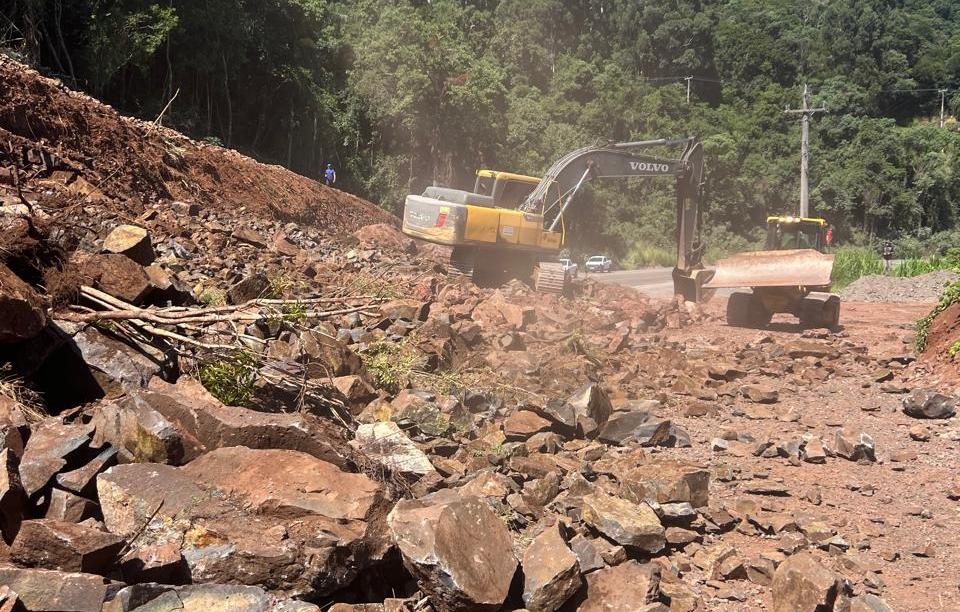 SC-283 terá interdições em Seara para detonação de rochas nesta semana