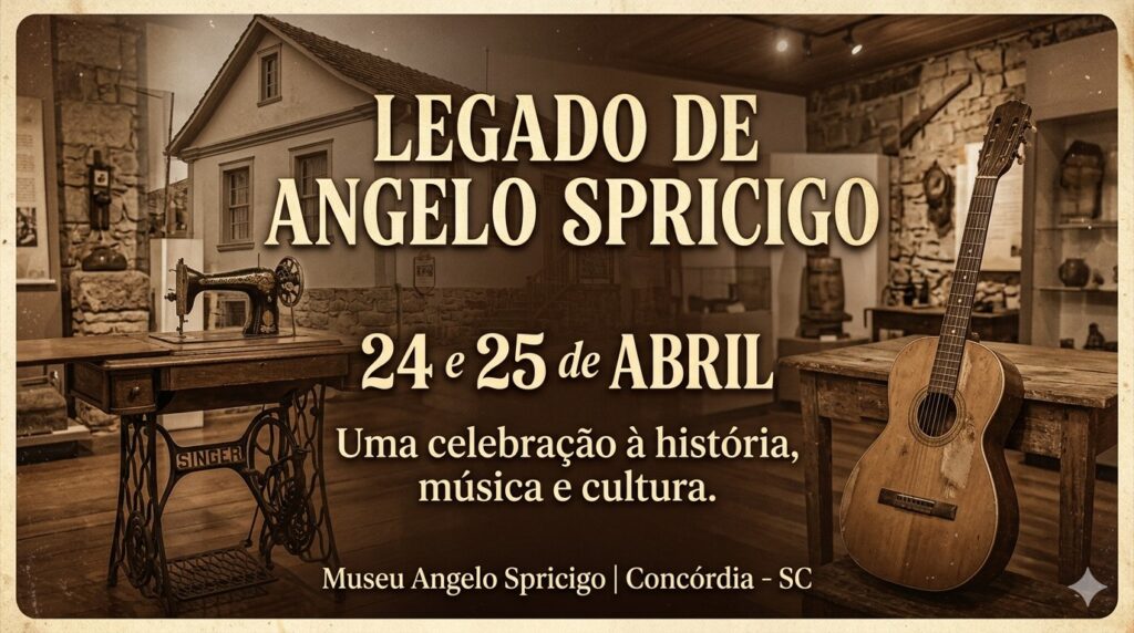 Concórdia celebra 111 anos de Angelo Spricigo com programação especial no MAS