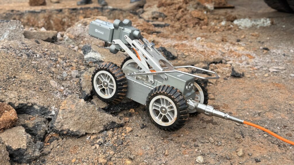 Robô fará o trabalho de vistoria de tubulações do município