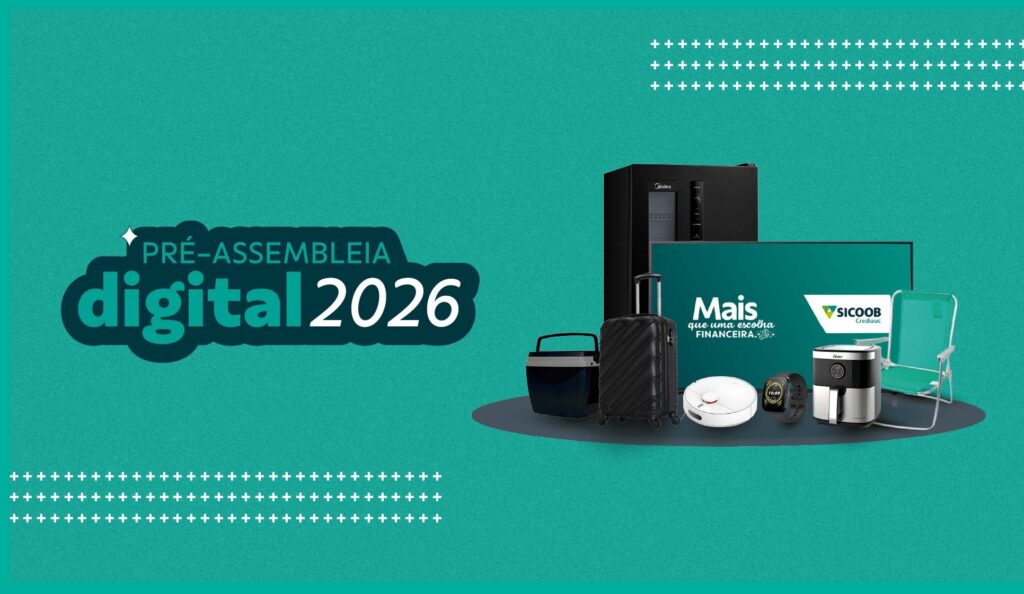 Sicoob Crediauc divulga cooperados contemplados com os prêmios da Pré-Assembleia Digital 2026