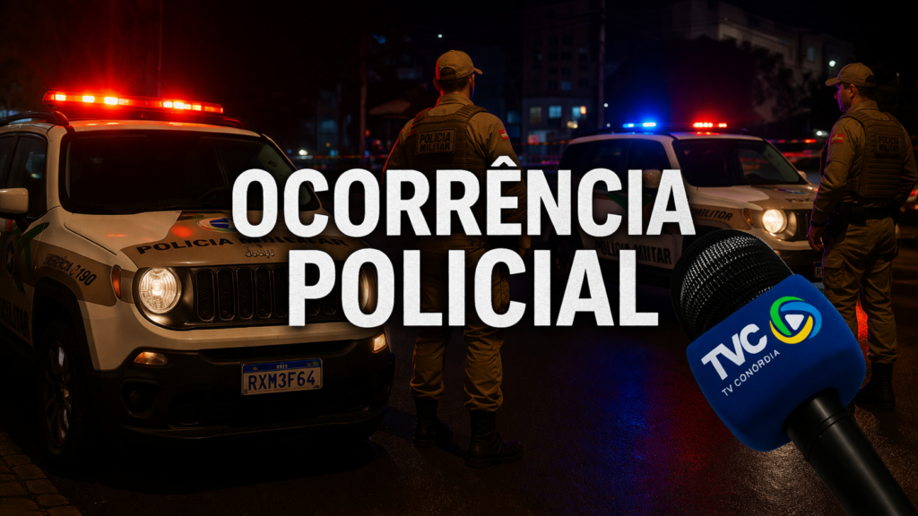 Homem é preso após ameaçar a companheira com faca em Concórdia