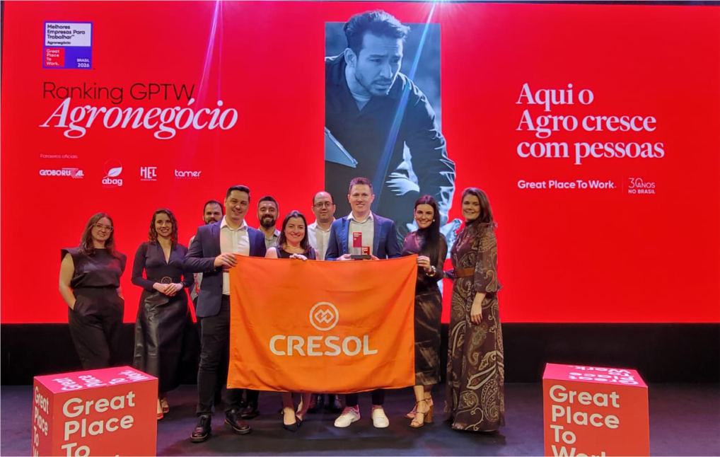 Cresol é eleita melhor empresa para trabalhar no Agronegócio