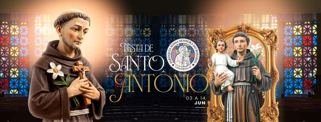 Paróquia Nossa Senhora do Rosário celebra a tradicional Festa de Santo Antônio 2026