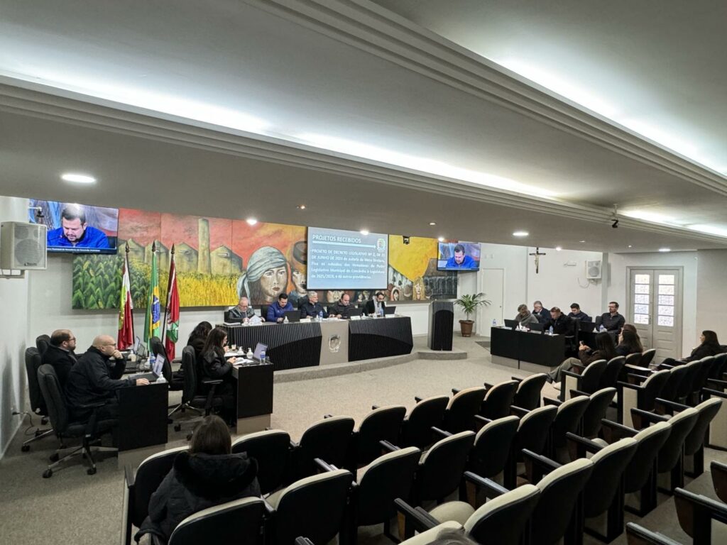 Câmara de Concórdia terá semana intensa de sessões e homenagens entre os dias 25 e 28 de maio