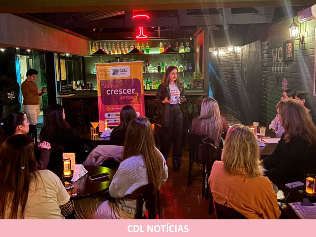 Happy Hour da CDL Mulher reúne empreendedoras para uma noite de conexões, inspiração e networking