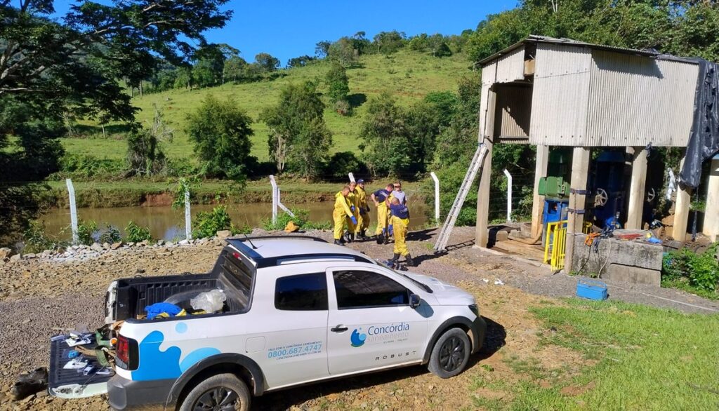 Obras na rede de energia paralisarão abastecimento de água na terça-feira em Concórdia