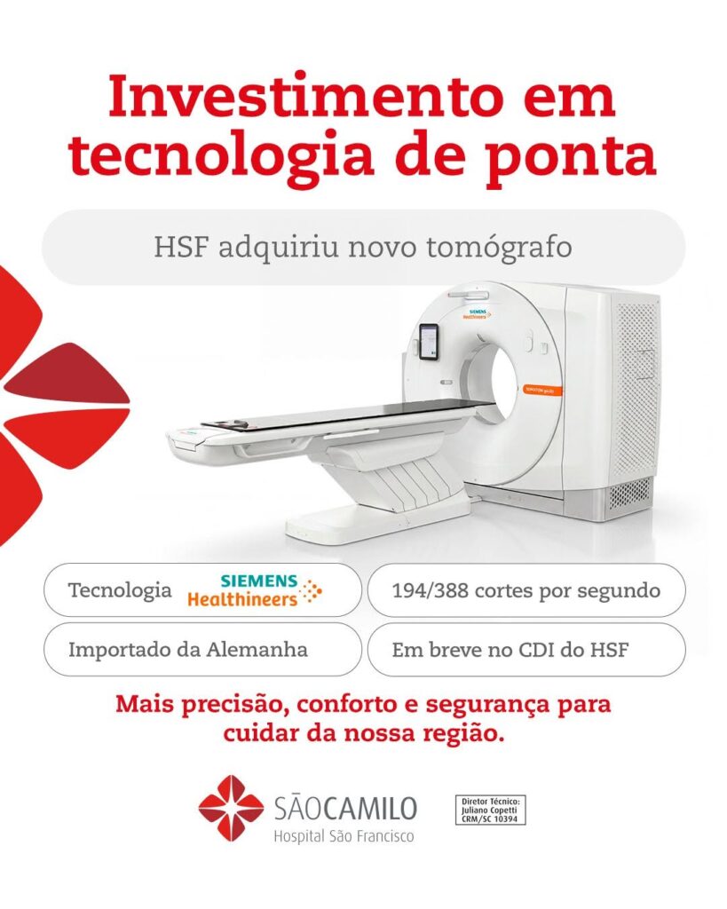 O Hospital São Francisco acaba de dar mais um passo importante na evolução dos seus serviços de diagnóstico por imagem
