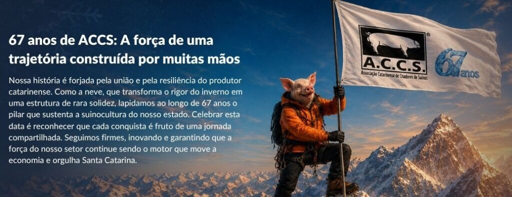 Do sonho de 81 pioneiros à liderança global: Como a ACCS transformou a suinocultura catarinense