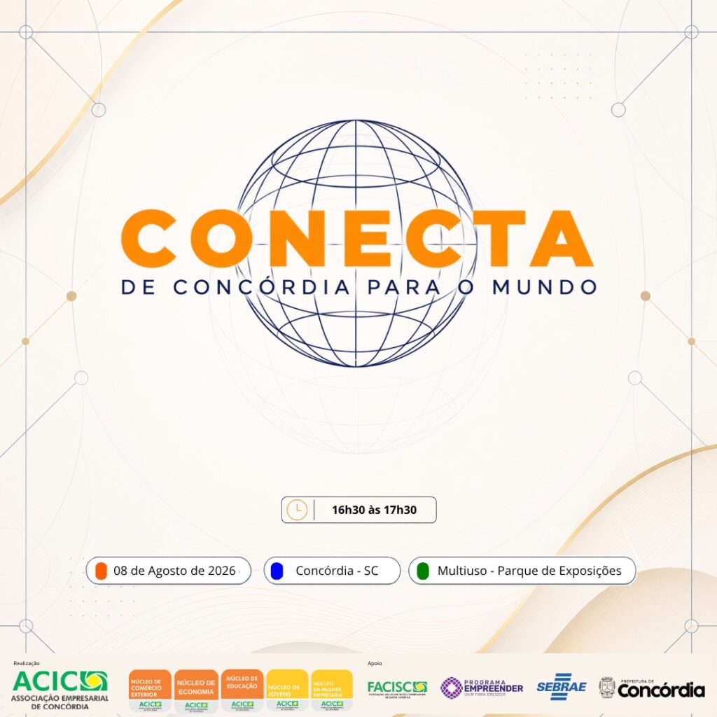 Evento Conecta 2026 promove networking, conhecimento e novas oportunidades para negócios em Concórdia