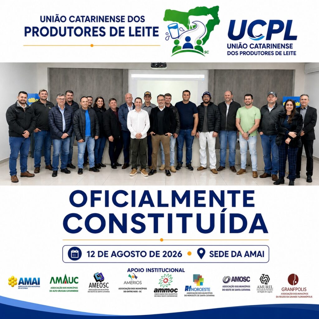 União Catarinense dos Produtores de Leite elege sua primeira Diretoria